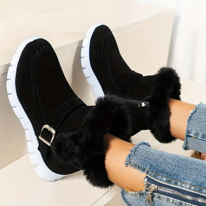 ÉLODIE – Bottines Compensées Confortables | Chaudes & Élégantes 