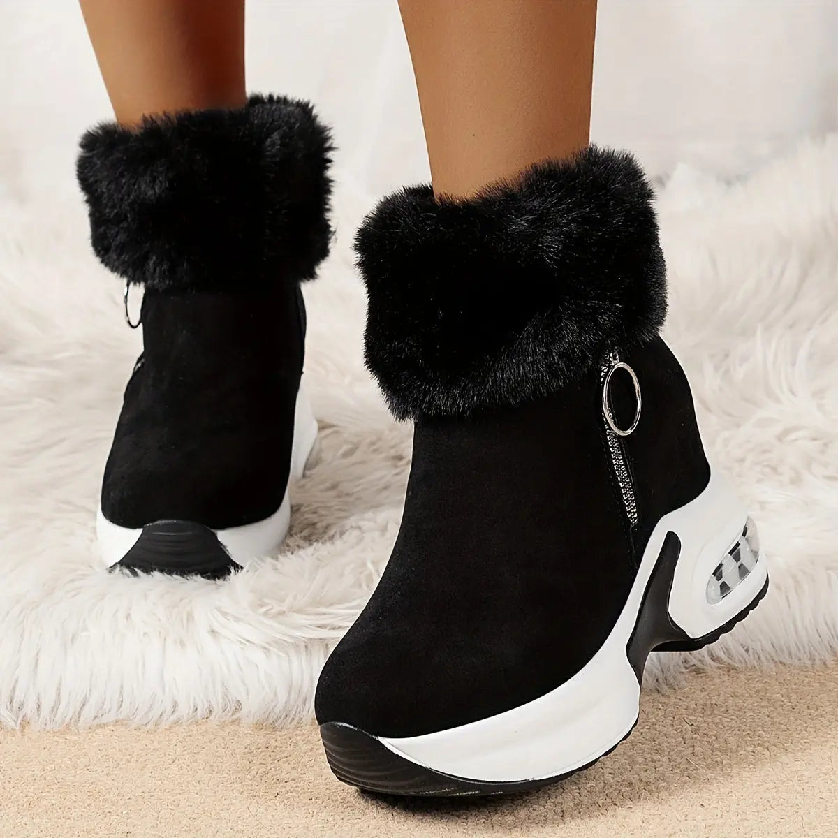 LUCIE – Bottines orthopédiques à plateforme pour femmes | Confort & élégance 