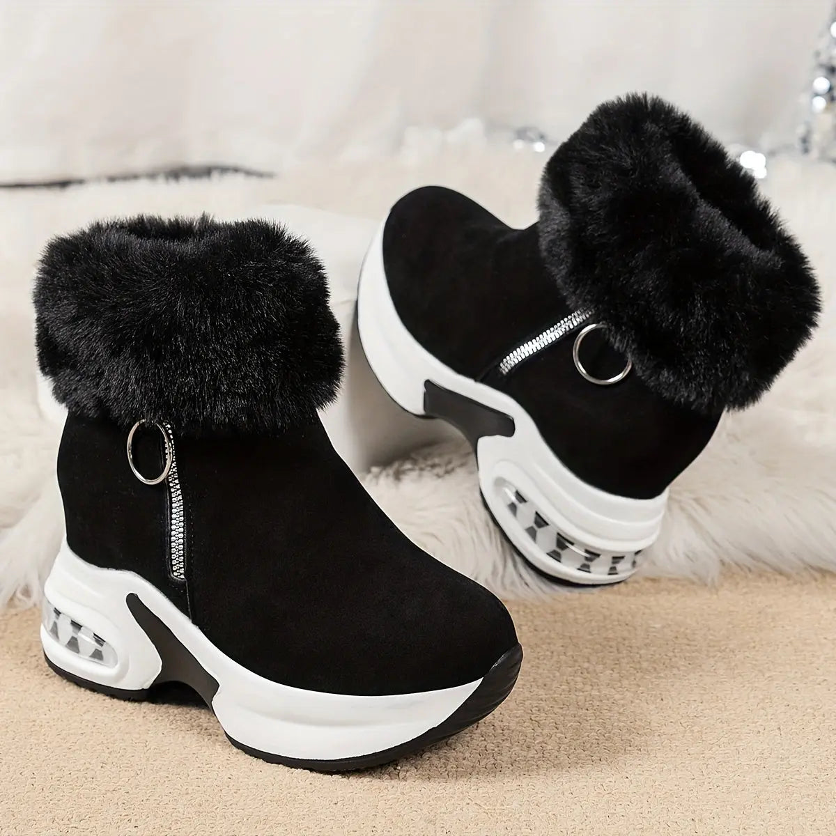 LUCIE – Bottines orthopédiques à plateforme pour femmes | Confort & élégance 