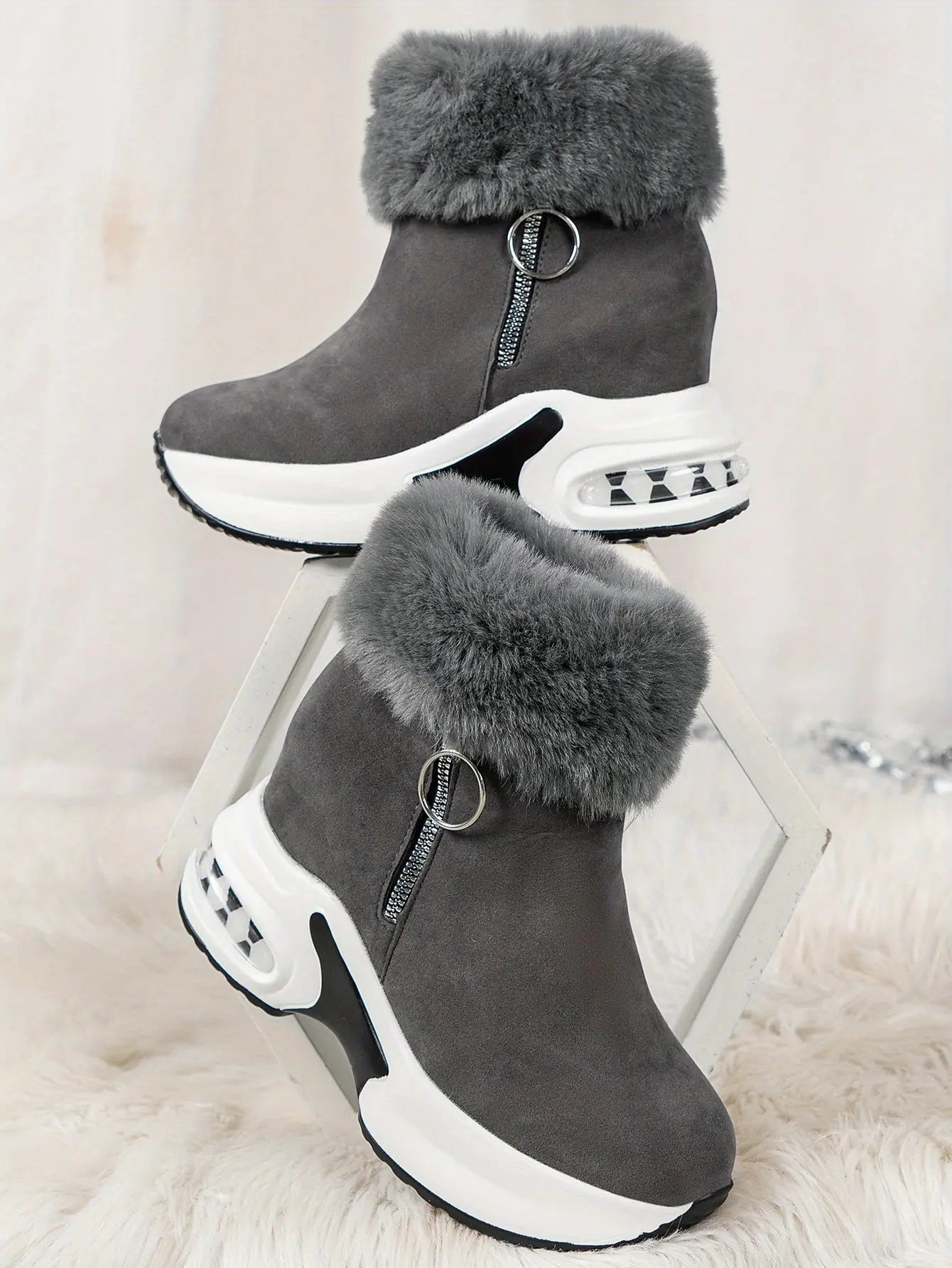 LUCIE – Bottines orthopédiques à plateforme pour femmes | Confort & élégance 
