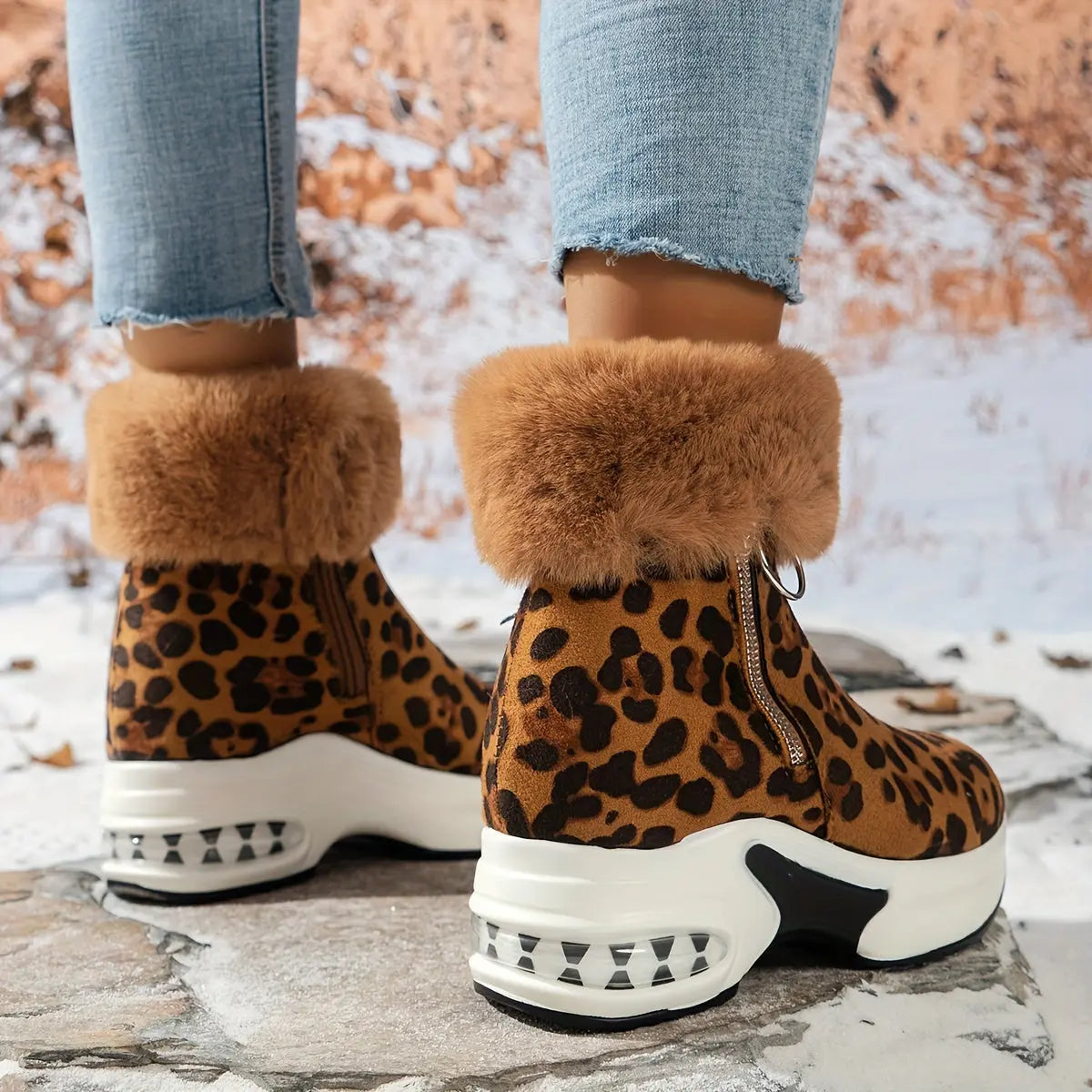 LUCIE – Bottines orthopédiques à plateforme pour femmes | Confort & élégance 