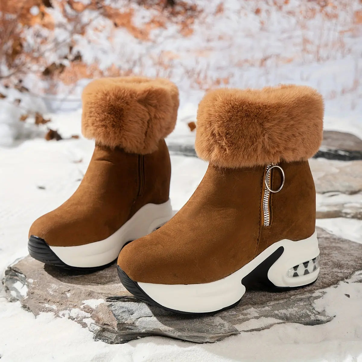 LUCIE – Bottines orthopédiques à plateforme pour femmes | Confort & élégance 