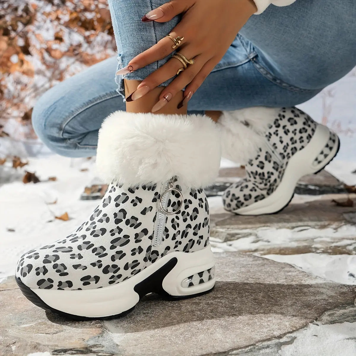 LUCIE – Bottines orthopédiques à plateforme pour femmes | Confort & élégance 
