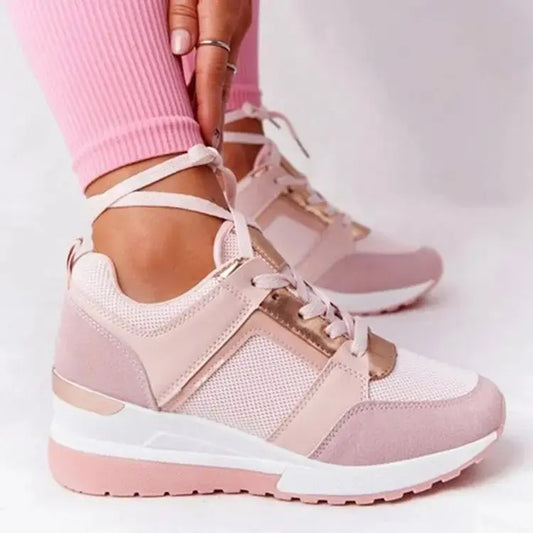 MARGAUX – Baskets orthopédiques décontractées | Semelle Wedge et Confort longue durée 