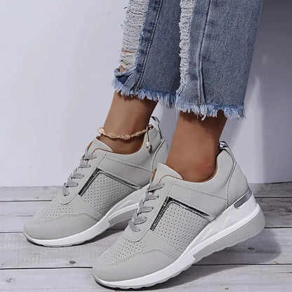 MARGAUX – Baskets orthopédiques décontractées | Semelle Wedge et Confort longue durée 