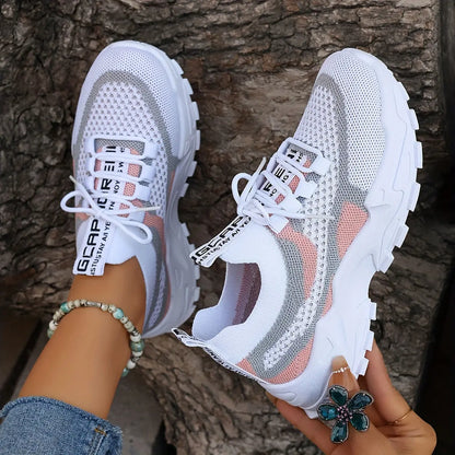 MARGUERITE – Baskets orthopédiques colorblock pour femmes | Confort & Style 