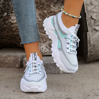 MARGUERITE – Baskets orthopédiques colorblock pour femmes | Confort & Style 