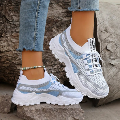MARGUERITE – Baskets orthopédiques colorblock pour femmes | Confort & Style 