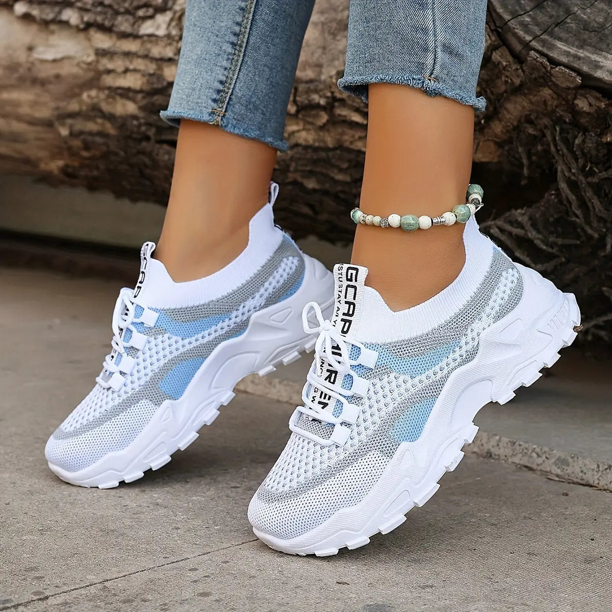 MARGUERITE – Baskets orthopédiques colorblock pour femmes | Confort & Style 