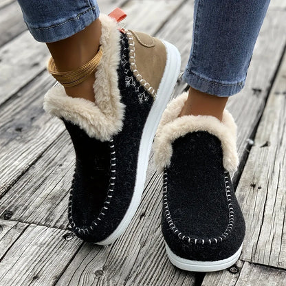 MIA – Bottines orthopédiques pour femmes | Doublées en peluche & confort hivernal 