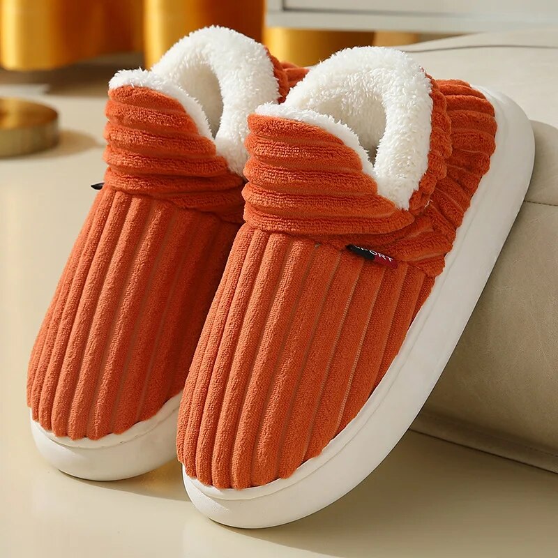 ORÉA – Pantoufles fourrées femme