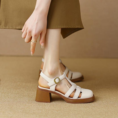ZORA – Sandales orthopédiques à boucles et bout rond