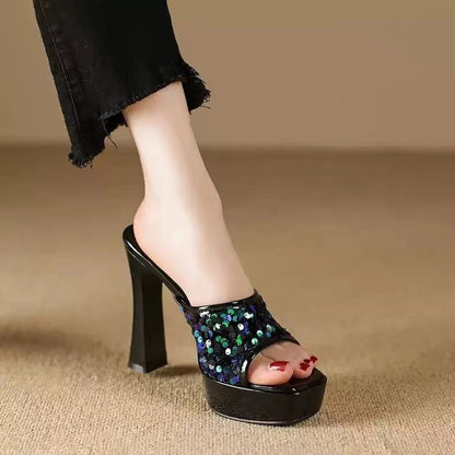 NIA – Chaussures orthopédiques d'été à talon carré