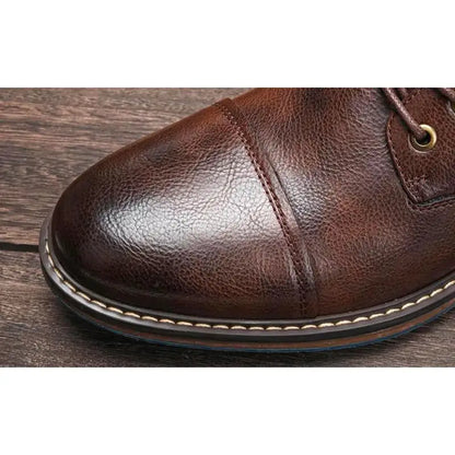 LORIK – Bottines homme cuir vintage