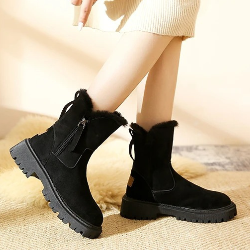 ZARA – Bottes orthopédiques d'hiver en sherpa