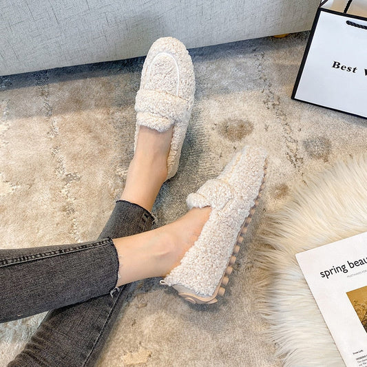 MAYA – Mocassins orthopédiques en peluche