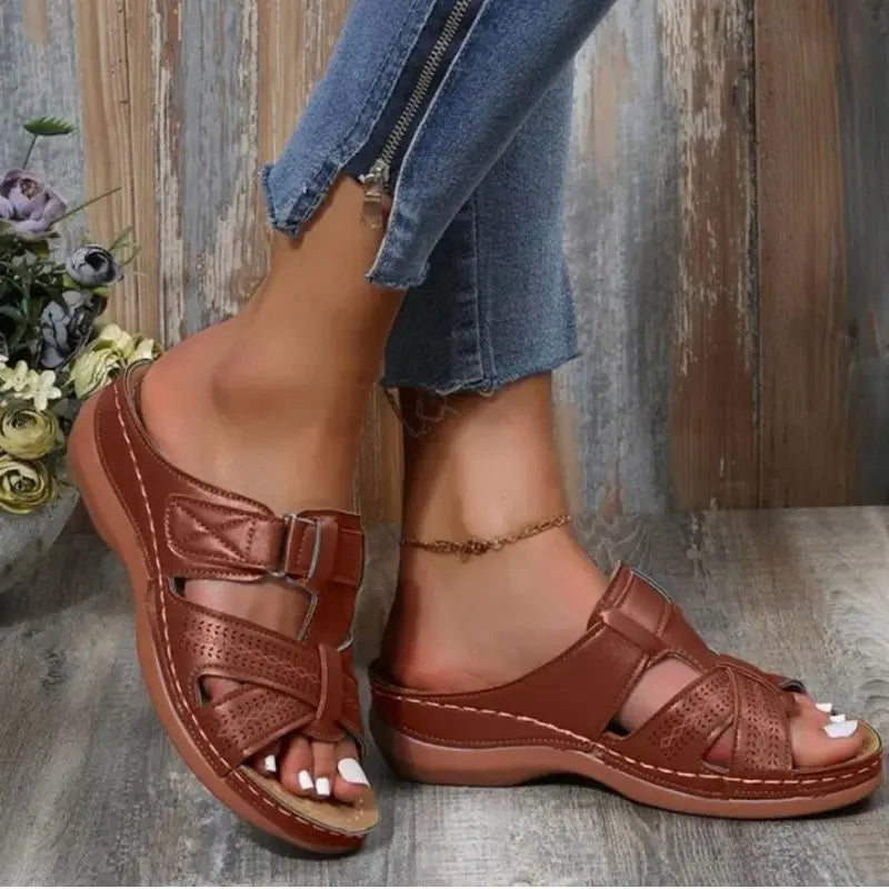 Sandales Confort Orthopédique Femme 