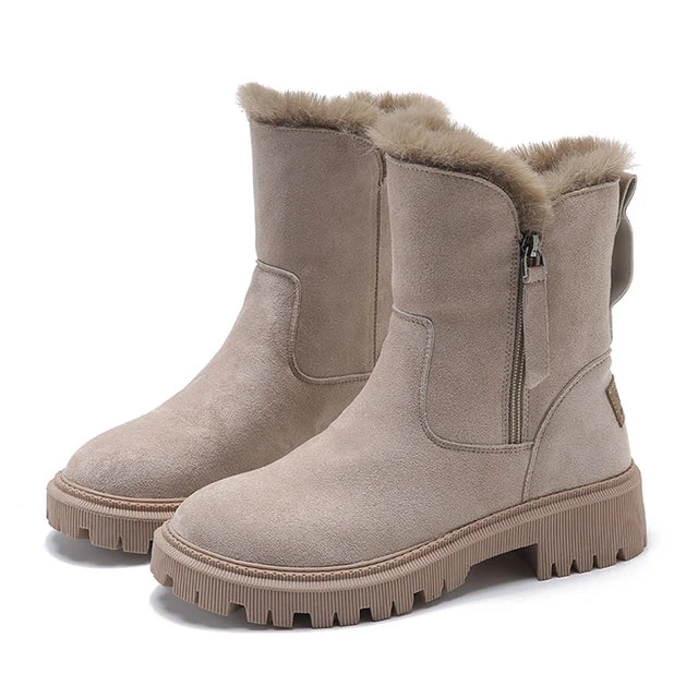 ZARA – Bottes orthopédiques d'hiver en sherpa