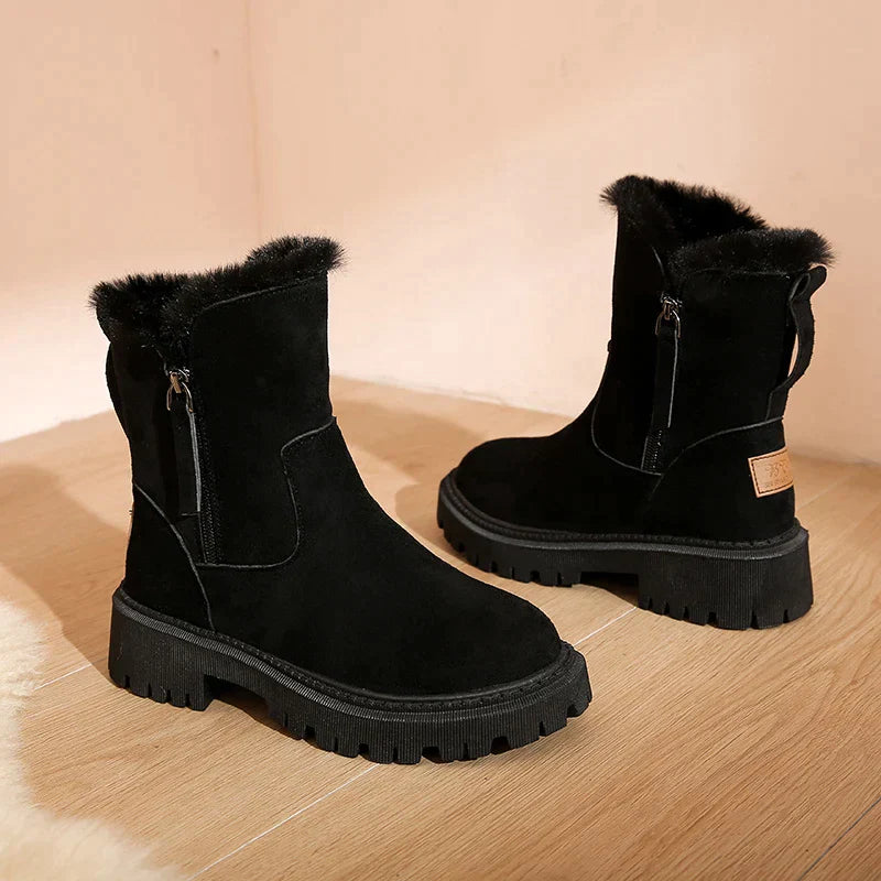 ZARA – Bottes orthopédiques d'hiver en sherpa