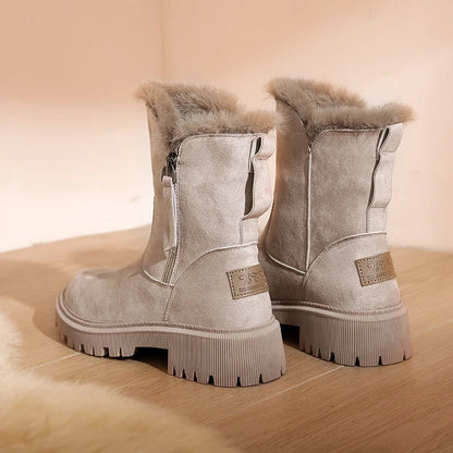 ZARA – Bottes orthopédiques d'hiver en sherpa