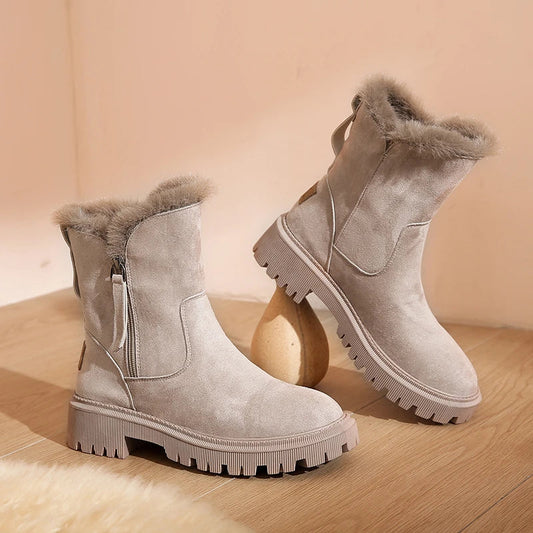 ZARA – Bottes orthopédiques d'hiver en sherpa