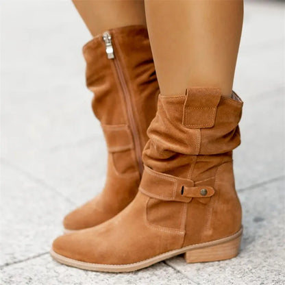 NOVA – Bottes courtes orthopédiques à petits talons