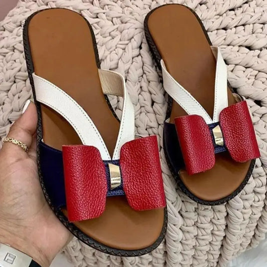 ZIA – Sandales orthopédiques été confortables avec nœud