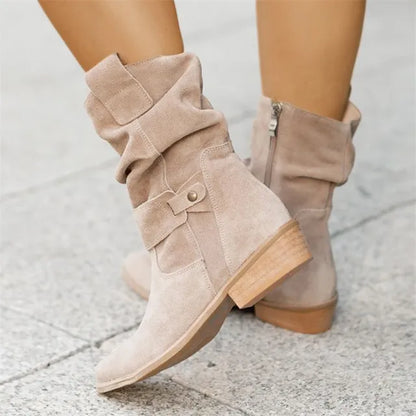 NOVA – Bottes courtes orthopédiques à petits talons