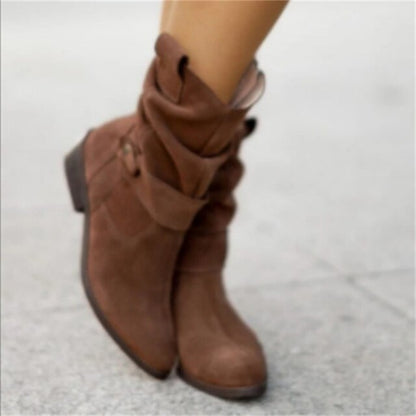 NOVA – Bottes courtes orthopédiques à petits talons