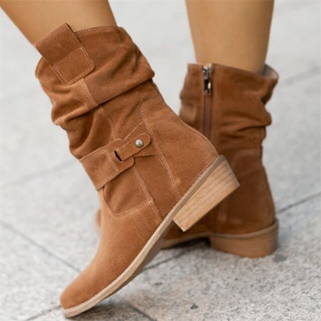 NOVA – Bottes courtes orthopédiques à petits talons