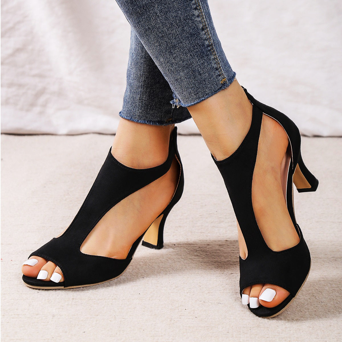 ELZA – Sandales orthopédiques à talons ouverts