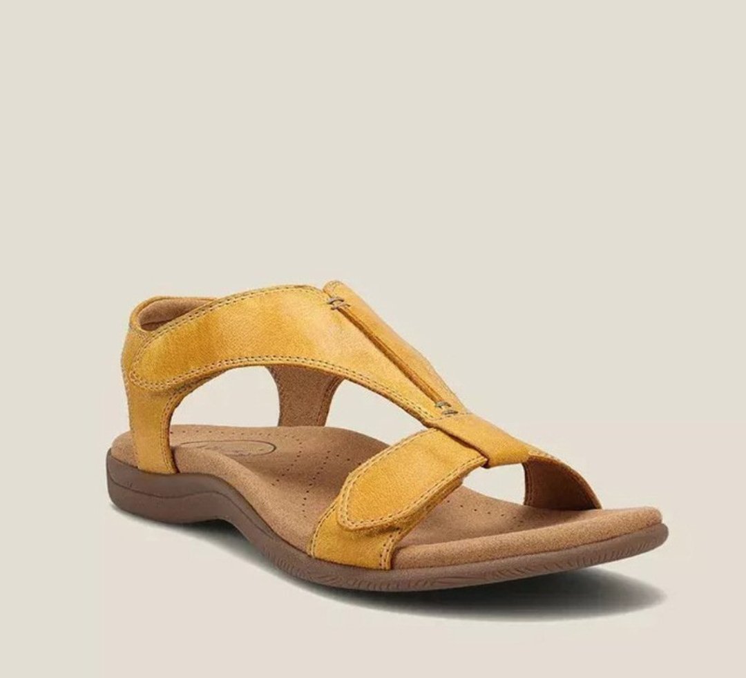 ZYNA – Sandales orthopédiques en cuir confortables