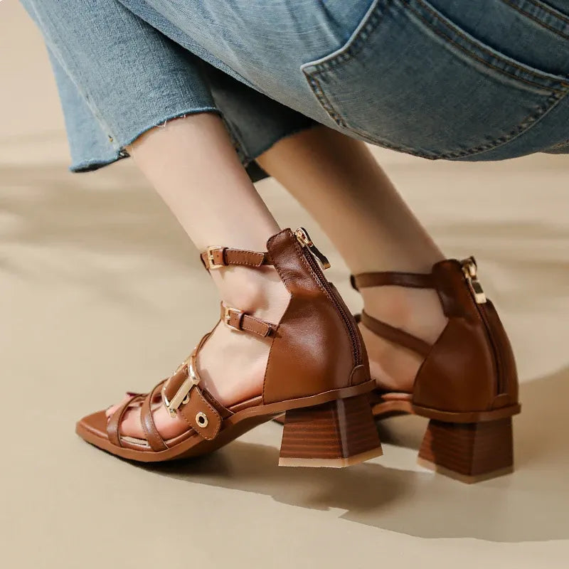 ZURA – Bottes orthopédiques en cuir confortables