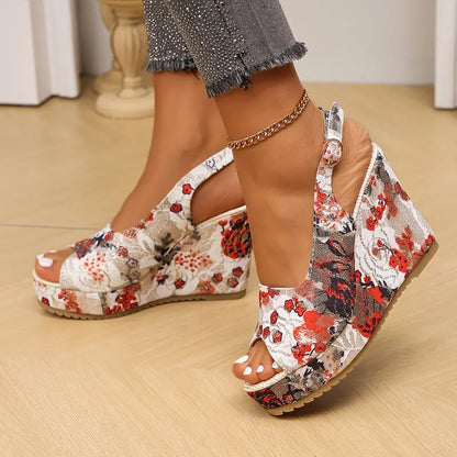 LUMI – Sandales orthopédiques fleuries pour femmes