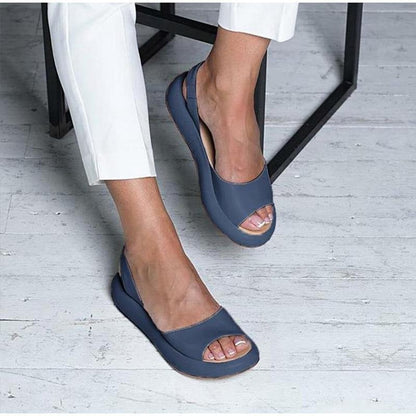 ZENA – Sandales orthopédiques élégantes à plateforme ouverte