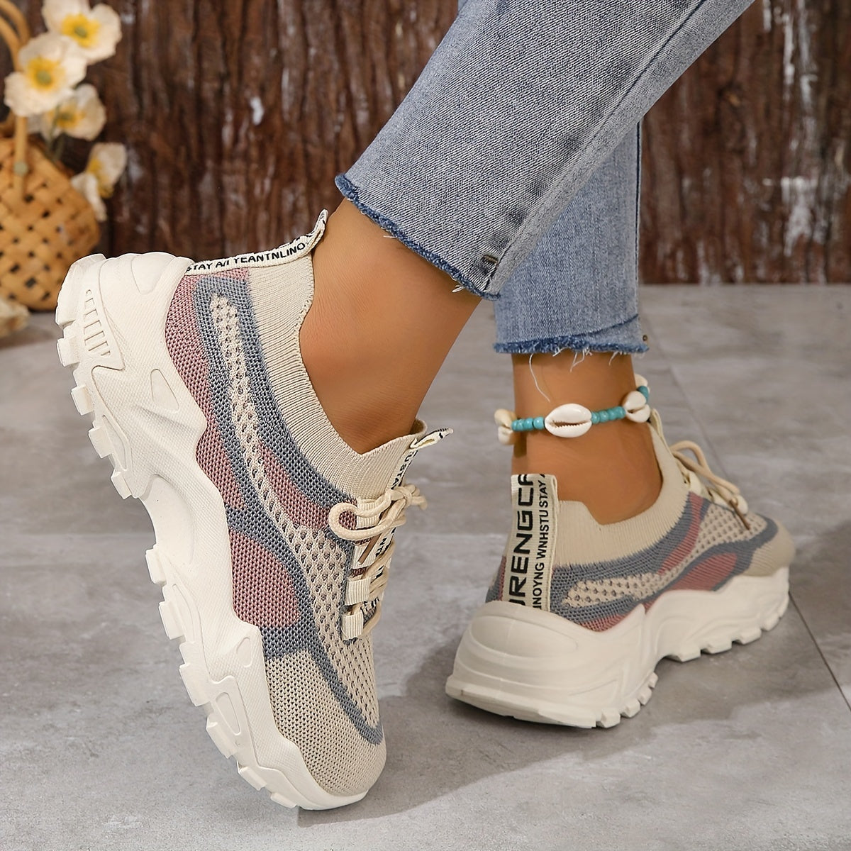 ALYA – Baskets orthopédiques confortables en maille