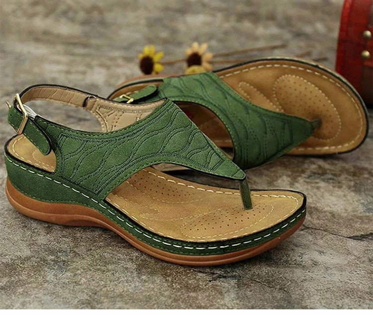 KADA – Sandales orthopédiques à talons compensés élégantes
