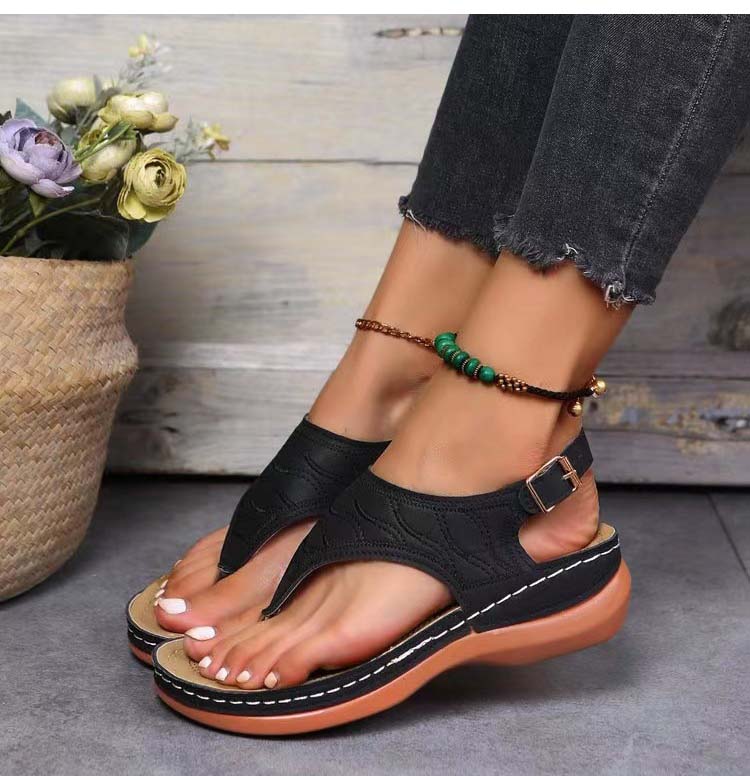 KADA – Sandales orthopédiques à talons compensés élégantes
