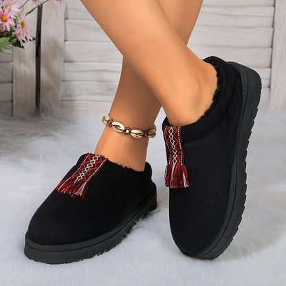 TAYLA – Chaussons orthopédiques en peluche pour femmes