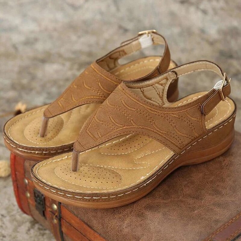 KADA – Sandales orthopédiques à talons compensés élégantes