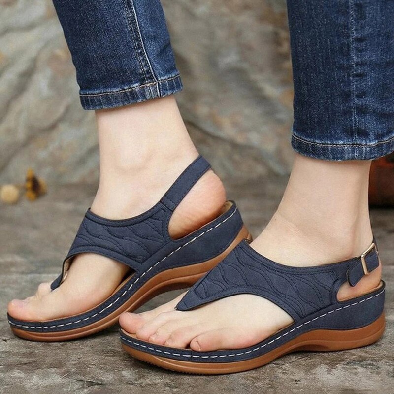 KADA – Sandales orthopédiques à talons compensés élégantes