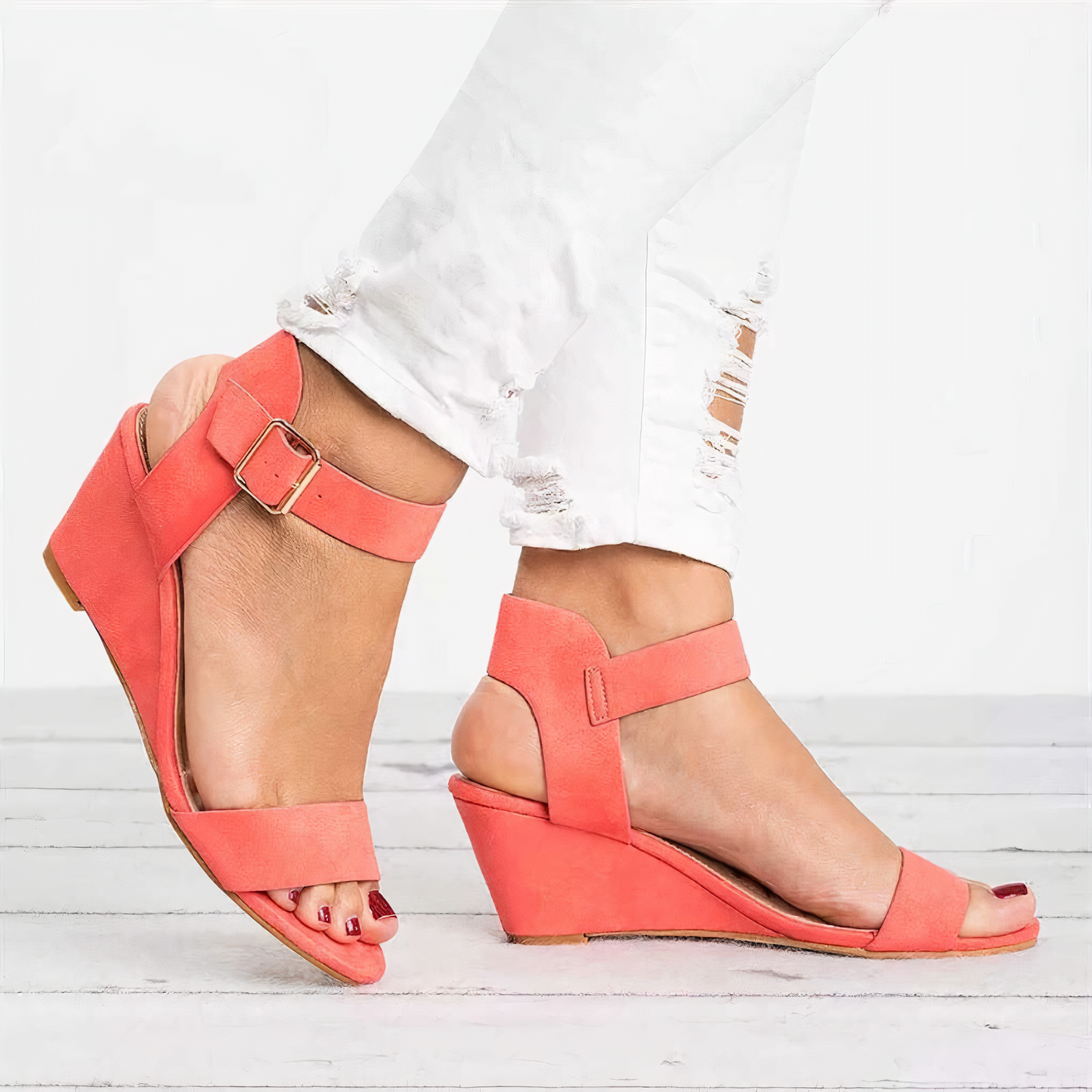 NOVA – Chaussures orthopédiques confortables à talons compensés