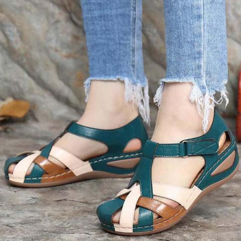 NOVA – Sandales orthopédiques vintage chic